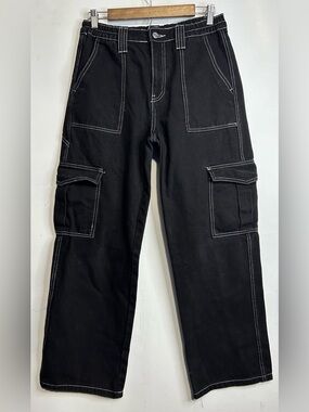 5 for $25🔥Simple Society Black Cargo Jeans Juniors Size 9/29